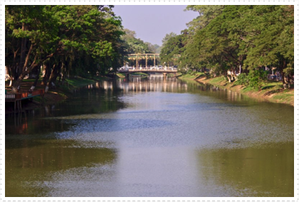 Siem Reap River, Siem Reap, Cambodia